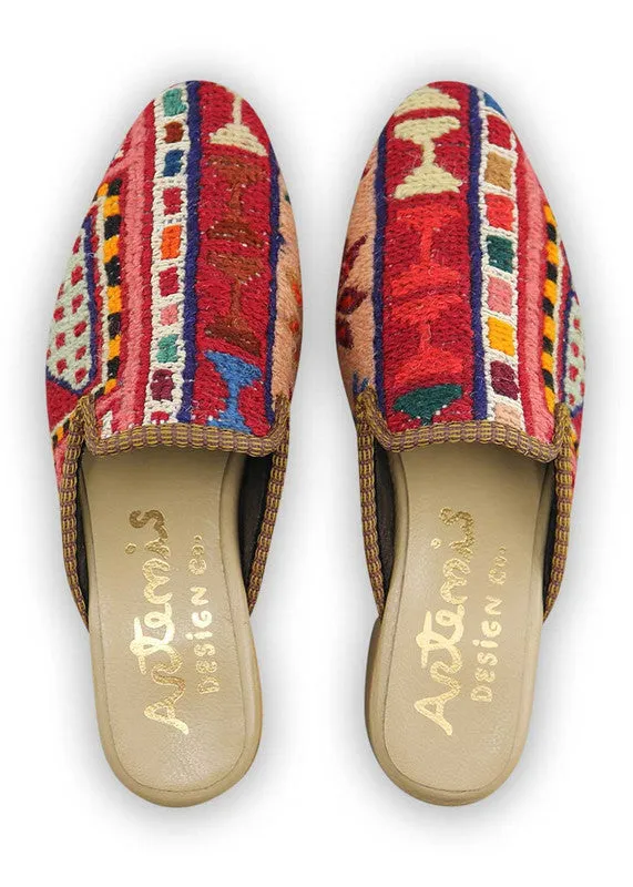 Women's Sumak Kilim Mules - Size 6 sold by Ocelot Market