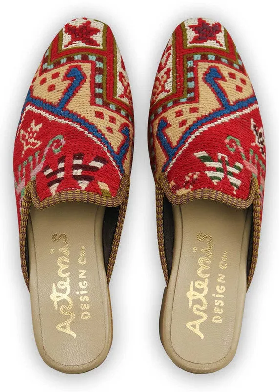 Women's Sumak Kilim Mules - Size 8 made by Ocelot Market