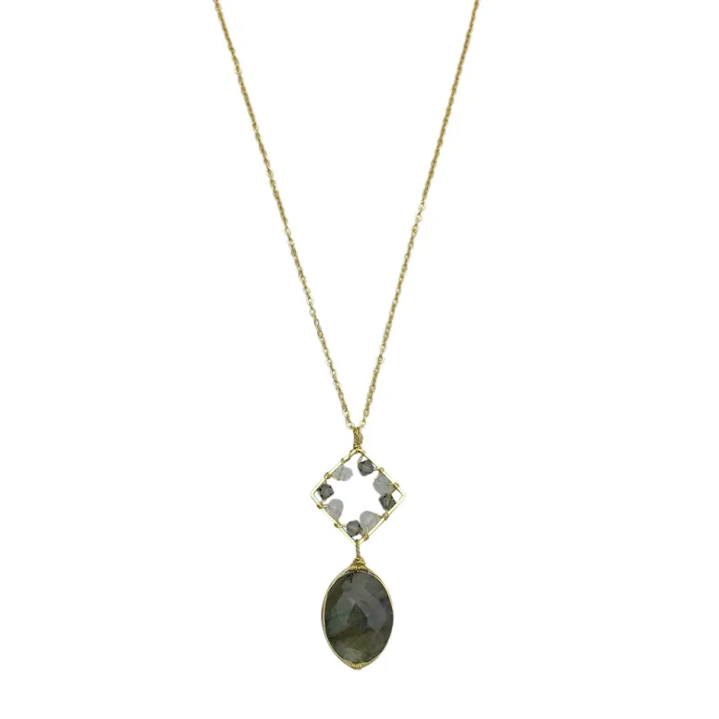 Labradorite Pendant Necklace sold by Ocelot Market