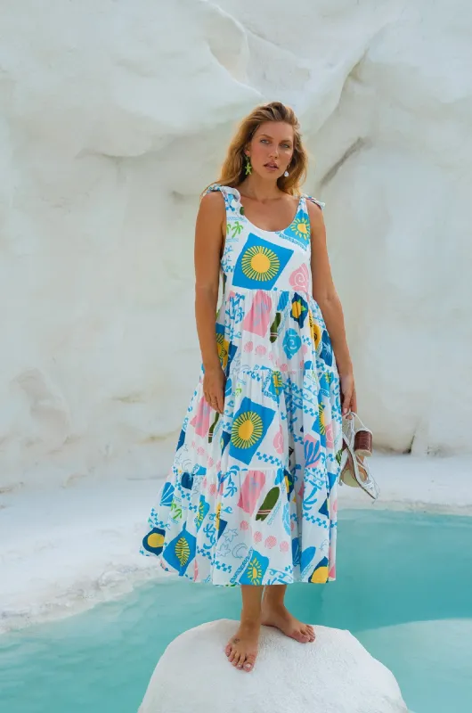 Fiesta Summer Maxi Dress sold by Ocelot Market