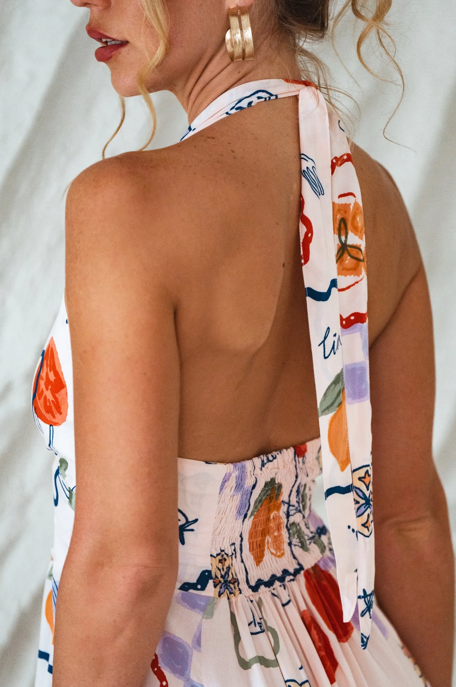 Costa Brava Halterneck Maxi Dress sold by Ocelot Market product image thumbnail 5