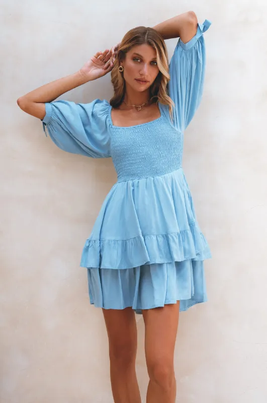 Cha-Cha Ruffle Mini Dress made by Ocelot Market