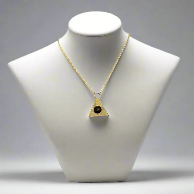 Tri Pendant Necklace made by Ocelot Market