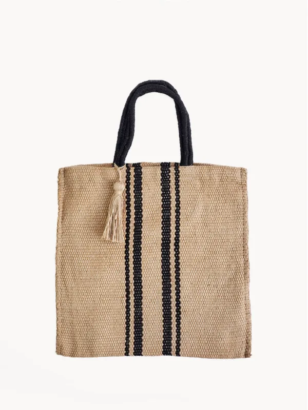 Naya Jute Tote Bag - Natural sold by Ocelot Market