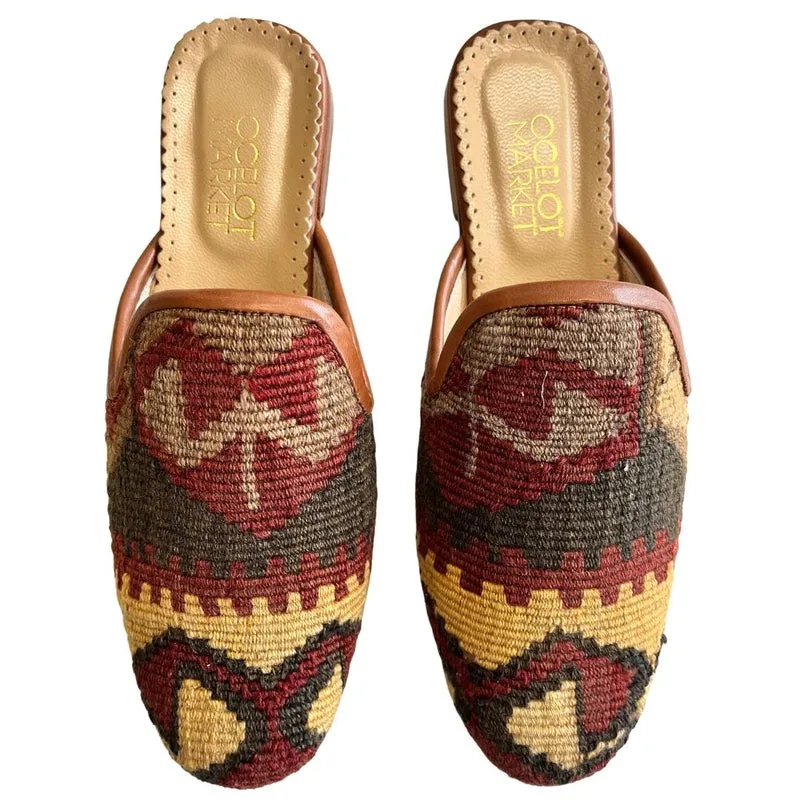 Women's Turkish Kilim Mule 10 US/41 EU sold by Ocelot Market