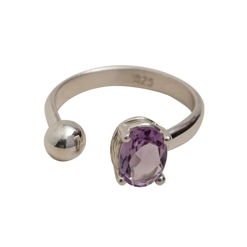 Amethyst Ball Ring sold by Ocelot Market