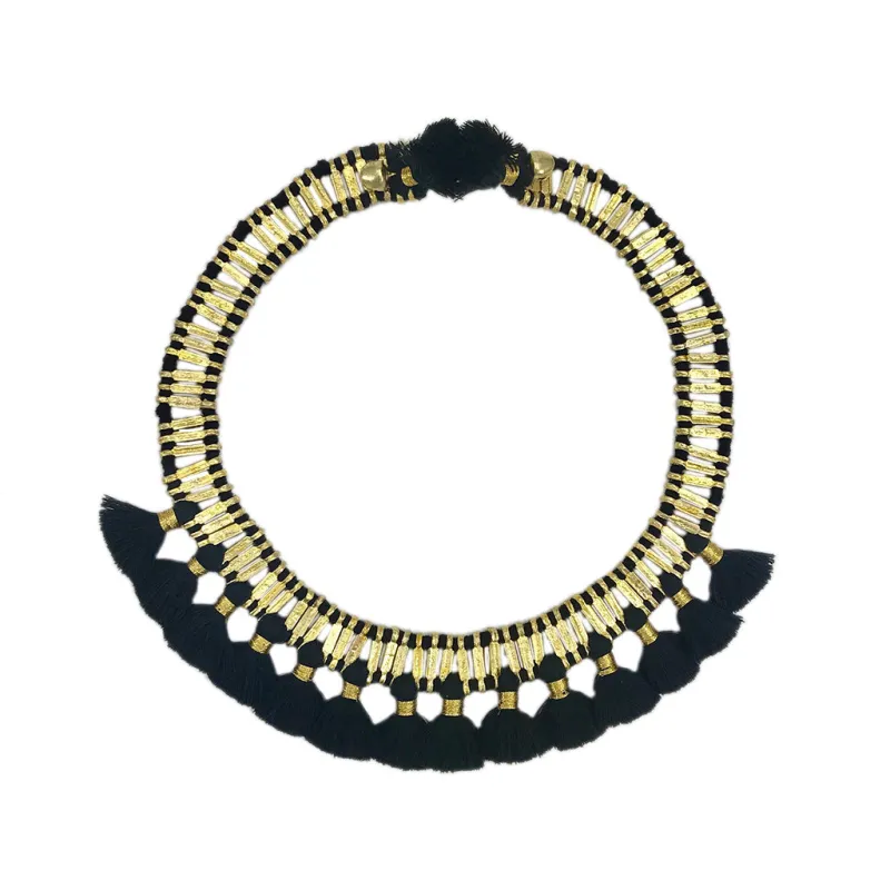 Temple Tassel Collar Necklace sold by Ocelot Market