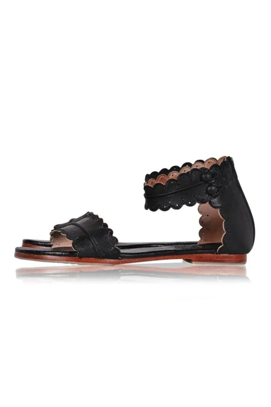 Midsummer Sandals in Black sold by Ocelot Market