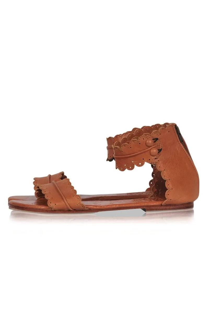 Midsummer Sandals in Vintage Brown sold by Ocelot Market product image thumbnail 5