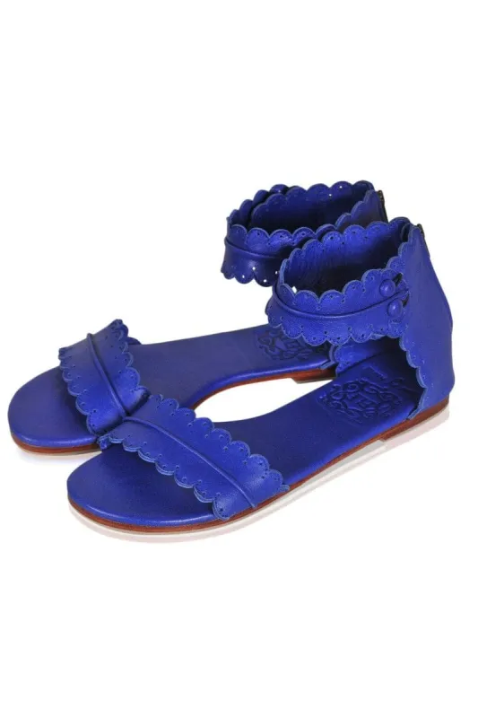 Midsummer Sandals in Royal Blue sold by Ocelot Market