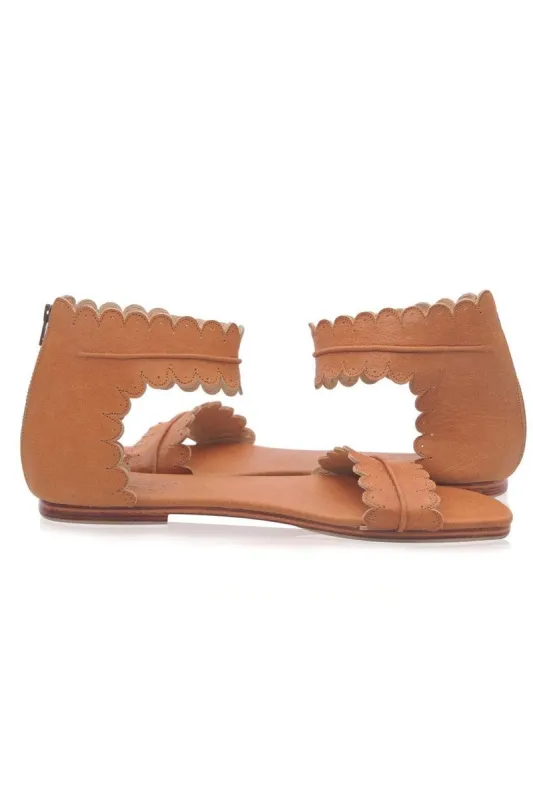 Midsummer Sandals in Light Tan sold by Ocelot Market