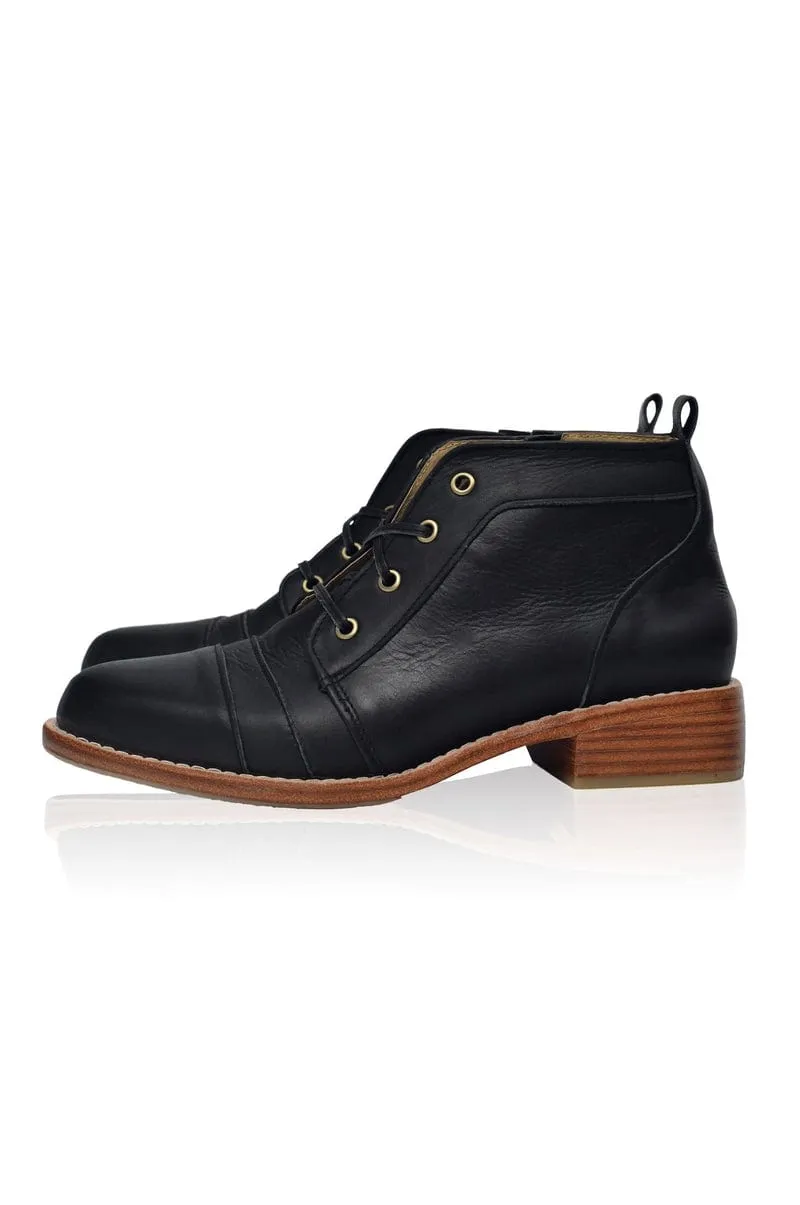 Passage Lace Up Boots in Black sold by Ocelot Market product image thumbnail 2