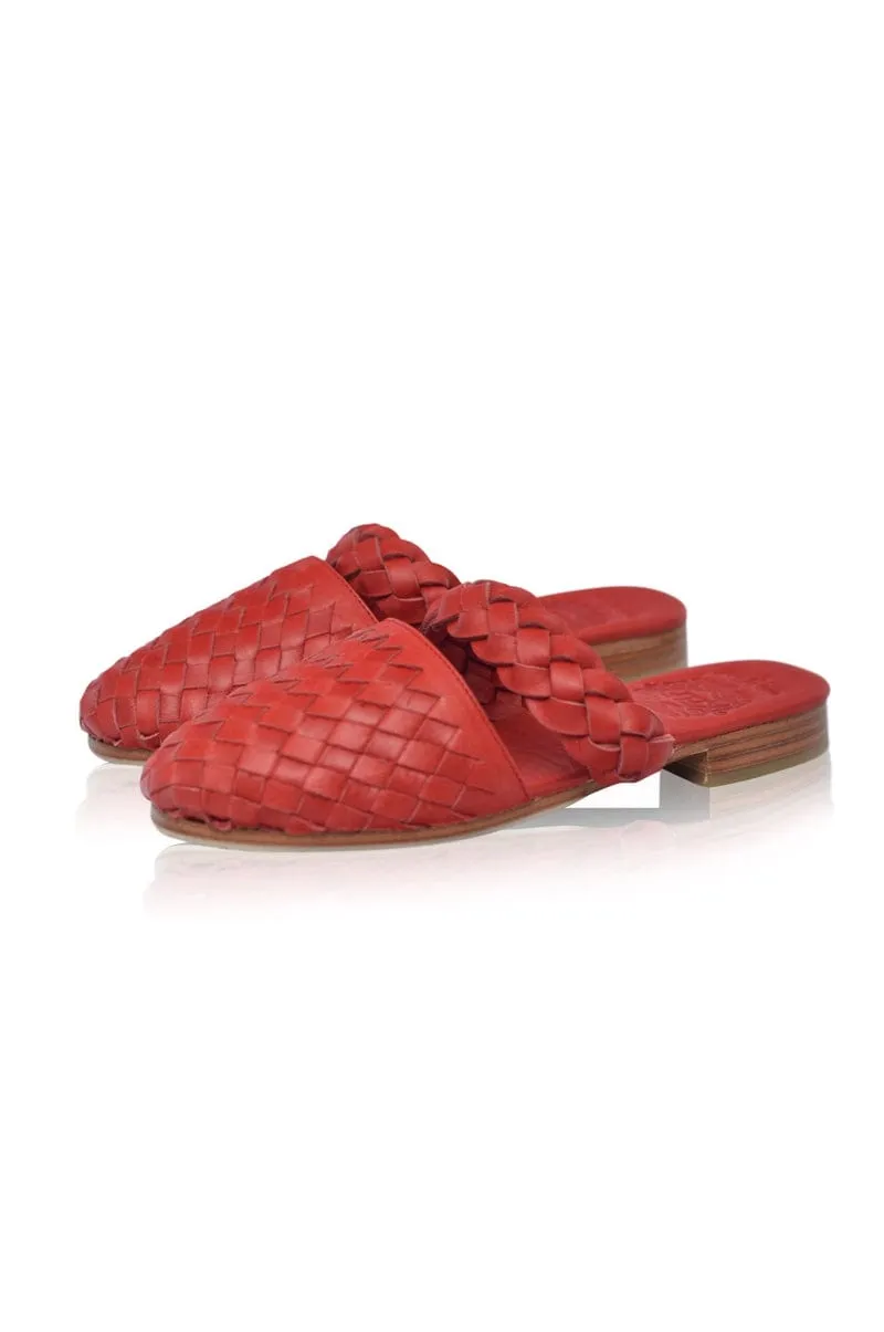 Sea Escape Slide Sandals in Vintage Red sold by Ocelot Market product image thumbnail 5