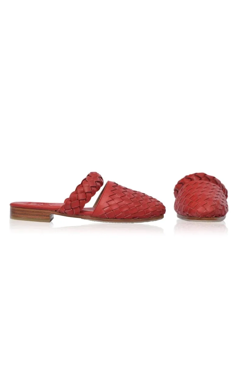 Sea Escape Slide Sandals in Vintage Red sold by Ocelot Market product image thumbnail 3