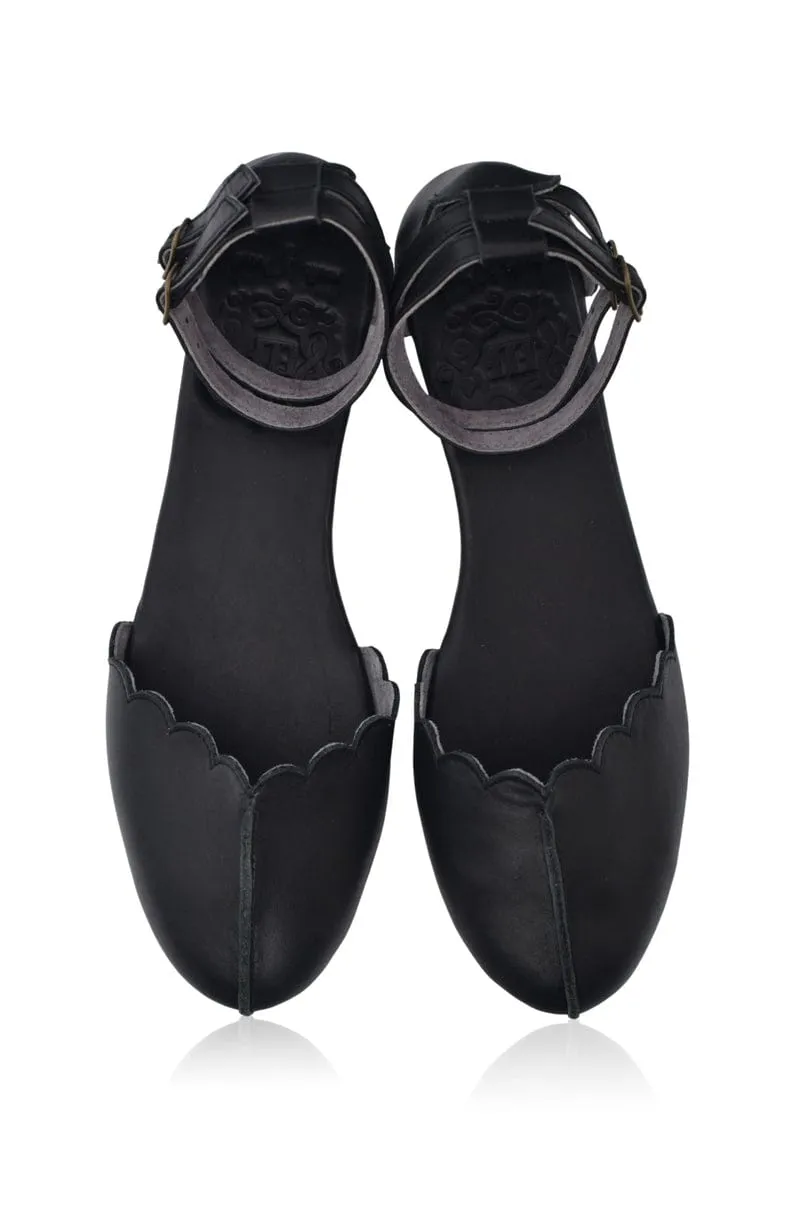 Venus Leather Flats in Black sold by Ocelot Market product image thumbnail 5