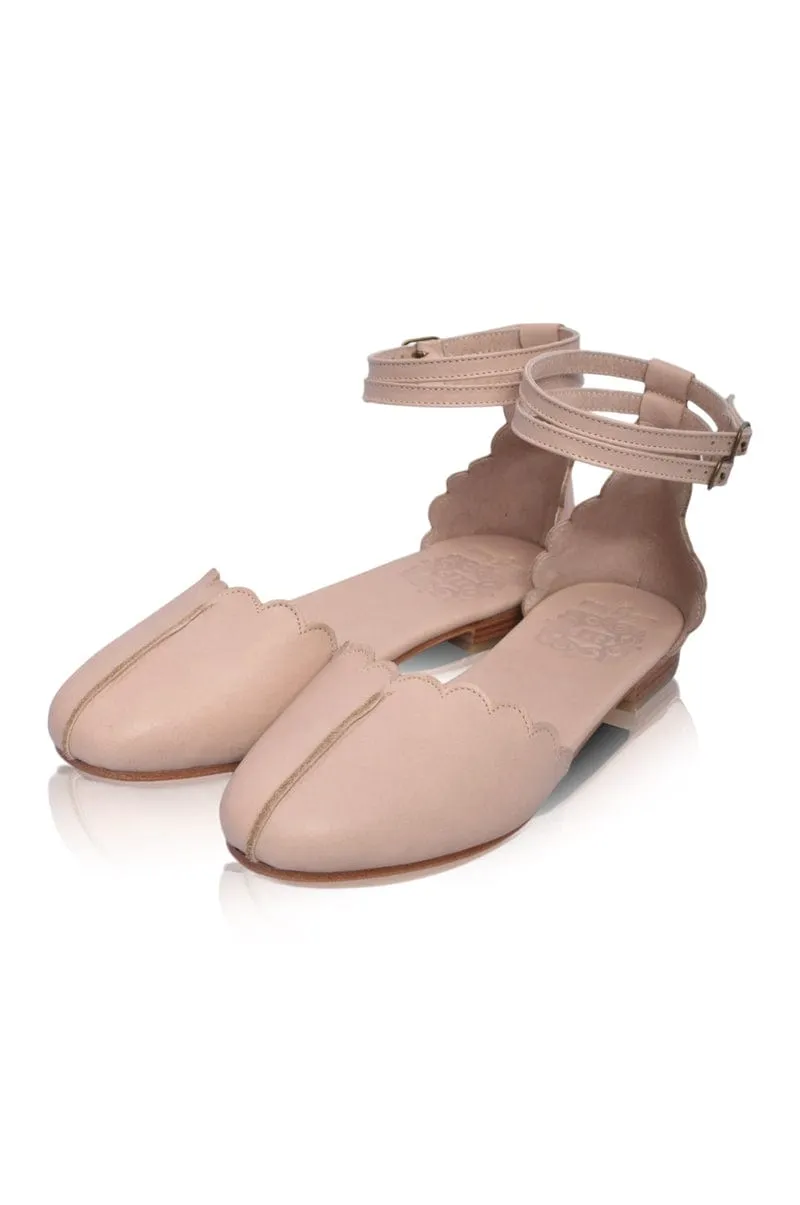 Venus Leather Flats in Ivory sold by Ocelot Market product image thumbnail 2
