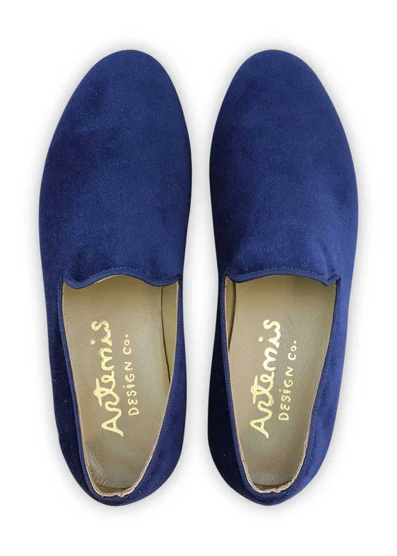 Men's Velvet Loafers, Midnight sold by Ocelot Market