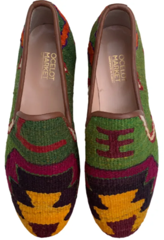 Men's Turkish Kilim Loafer 13 US/46 EU made by Ocelot Market