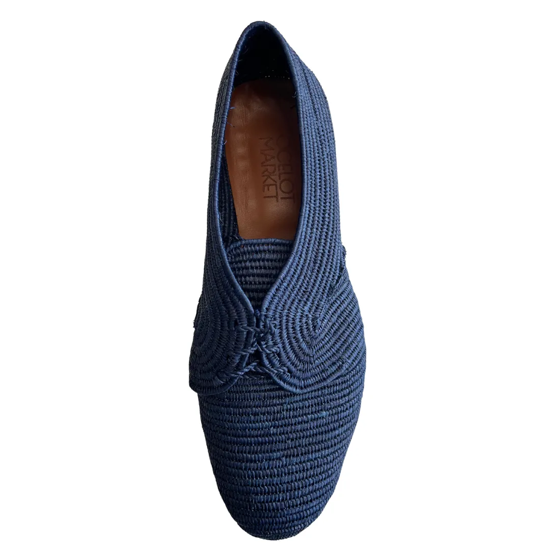 Men's Raffia Oxford (Navy) sold by Ocelot Market product image thumbnail 2