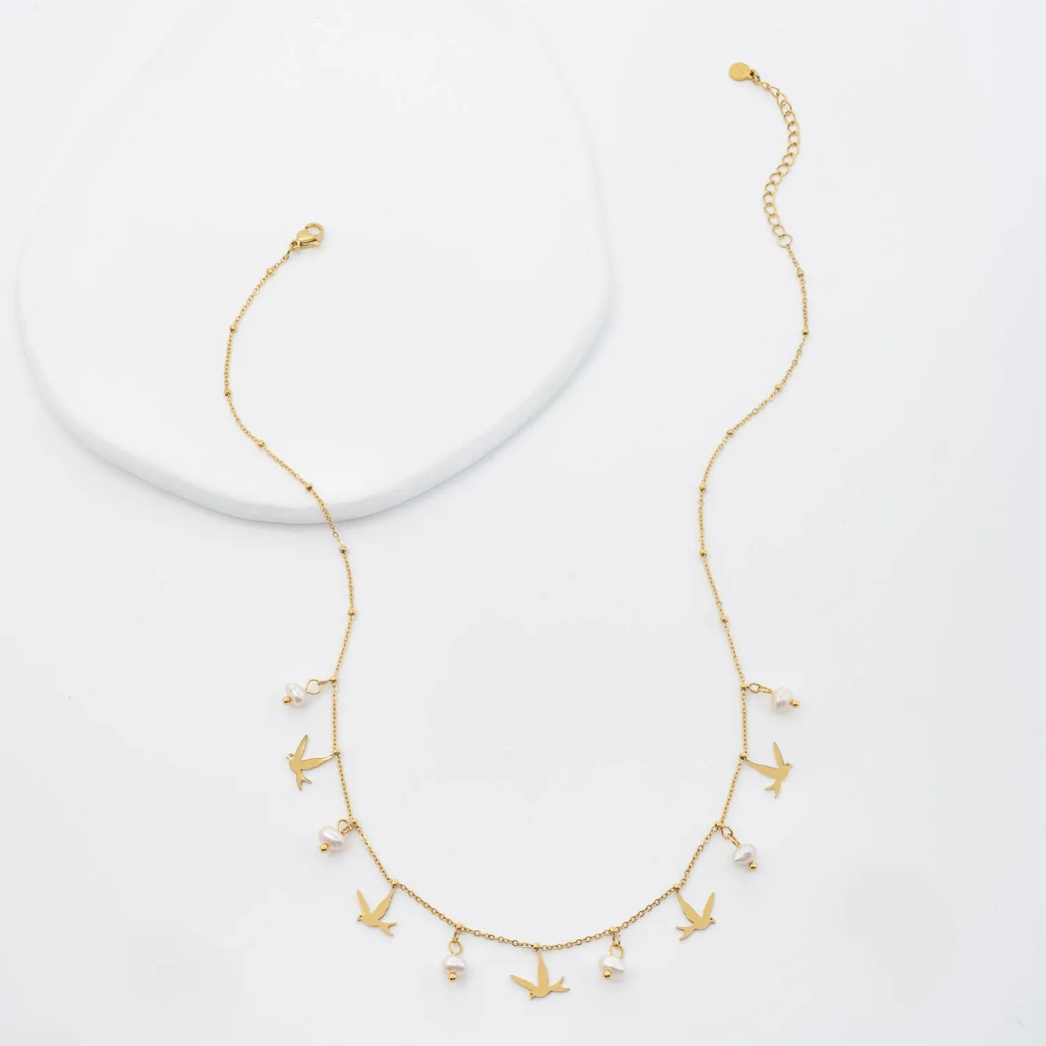 Wings of Hope Pearl Necklace sold by Ocelot Market product image thumbnail 5