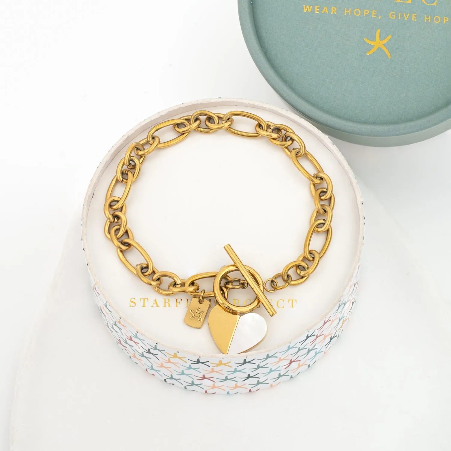 Give Hope Bracelet in Gold sold by Ocelot Market product image thumbnail 3
