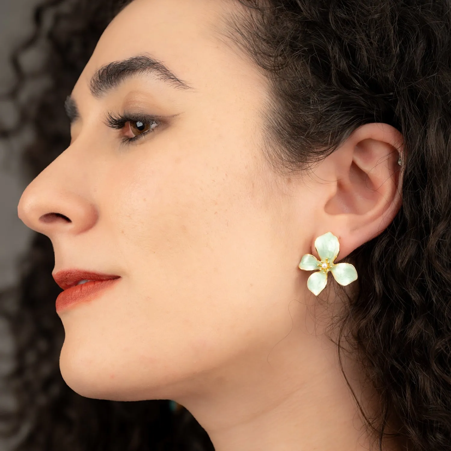 Hope in Bloom Flower Earrings sold by Ocelot Market product image thumbnail 2