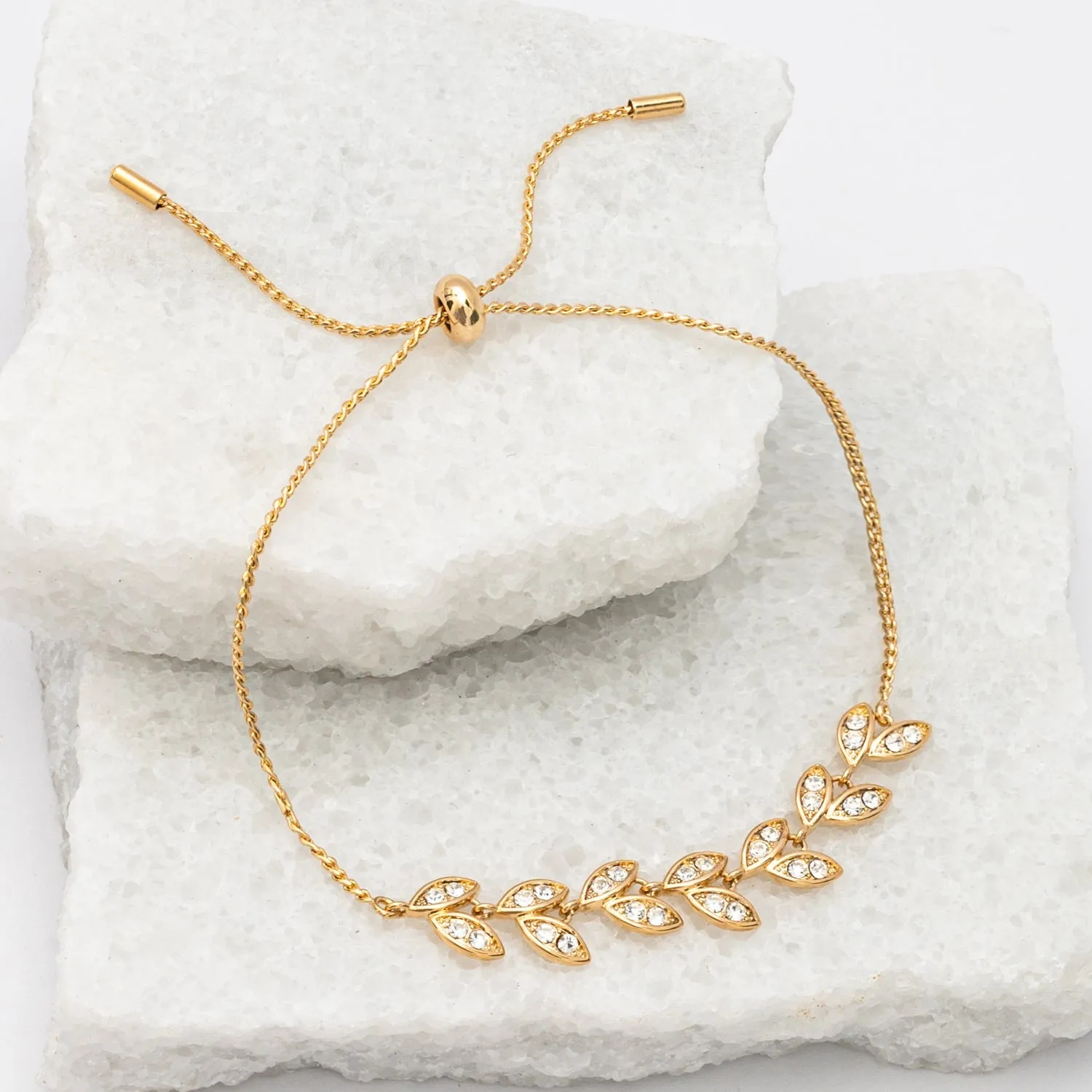 Crystal Vine Zircon and Gold Bracelet sold by Ocelot Market