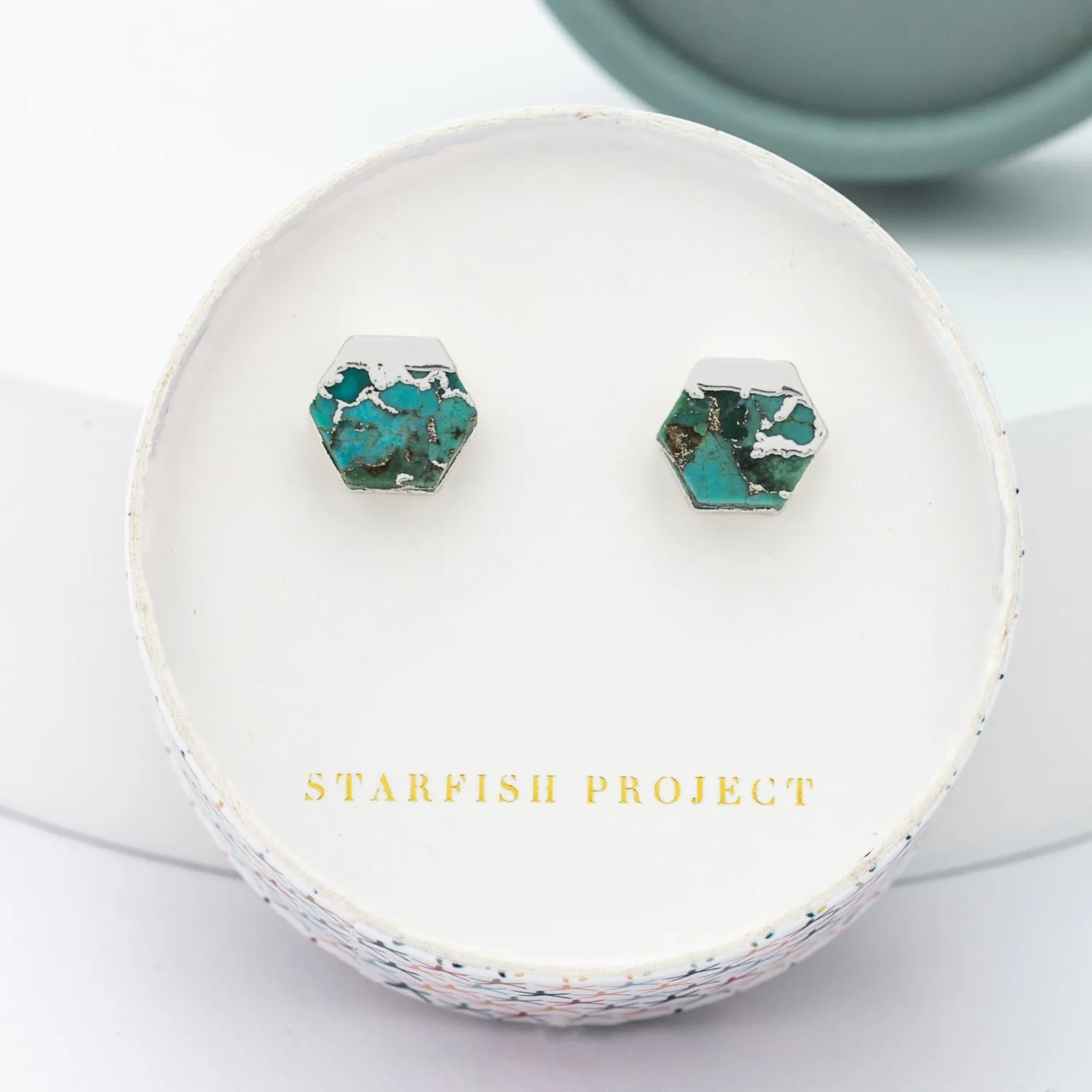 Oasis Studs in Silver sold by Ocelot Market product image thumbnail 3