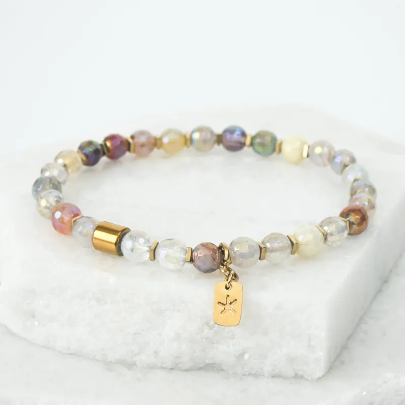 YuYu Gemstone Beaded Bracelet made by Starfish Project