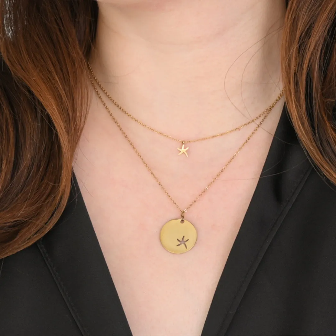 Community Gold Starfish Necklace Set sold by Ocelot Market product image thumbnail 2