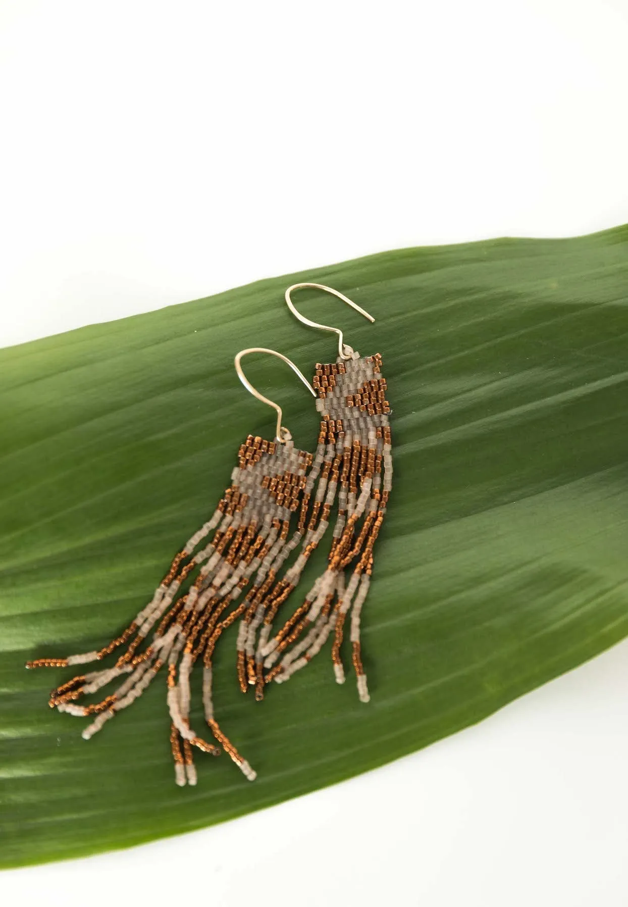 Tigresse Beaded Earrings sold by Ocelot Market product image thumbnail 2
