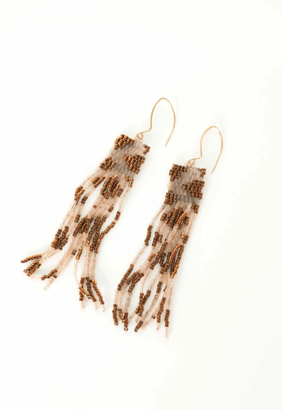 Tigresse Beaded Earrings sold by Ocelot Market product image thumbnail 3