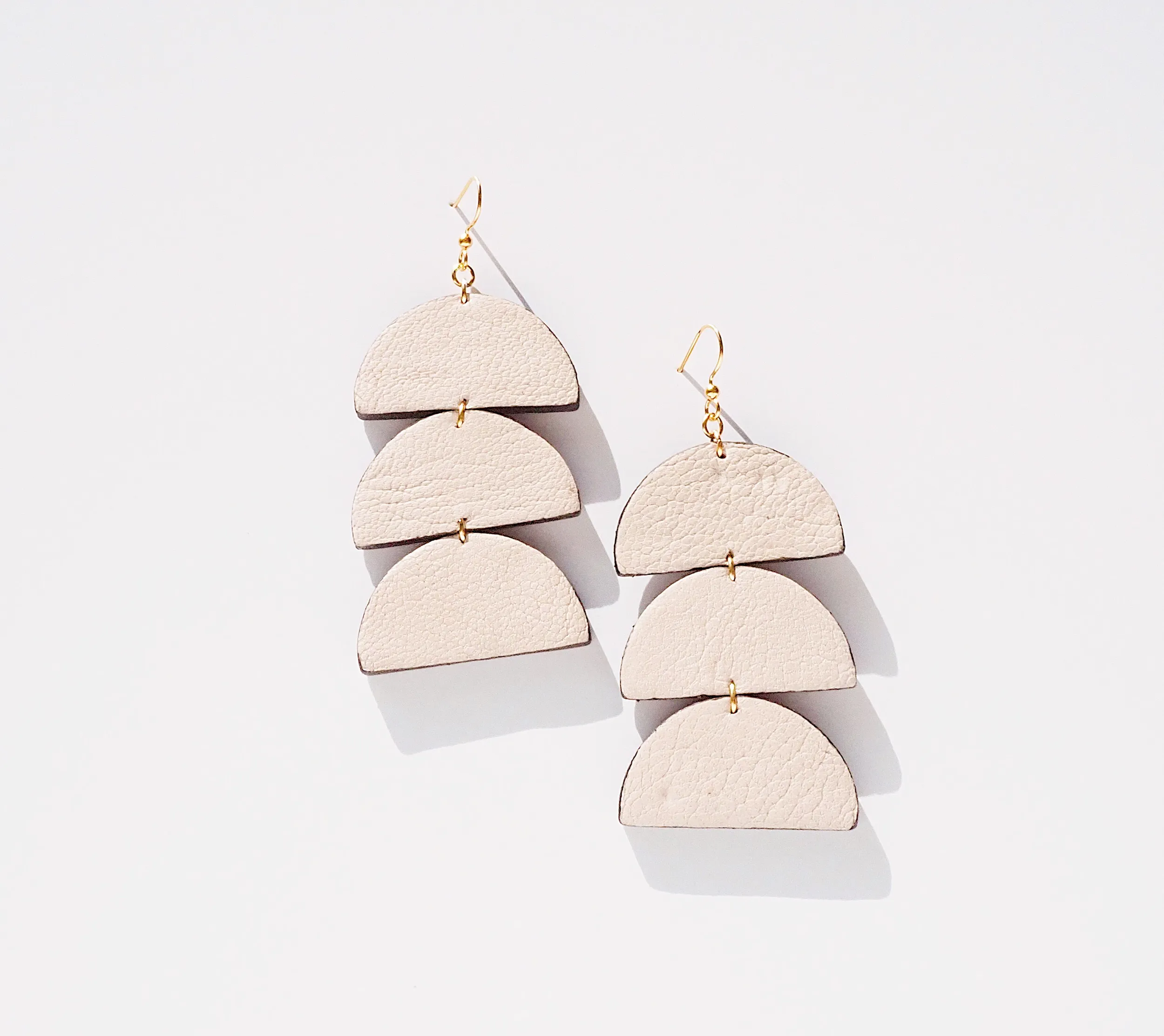 Gigi Leather Earrings sold by Ocelot Market