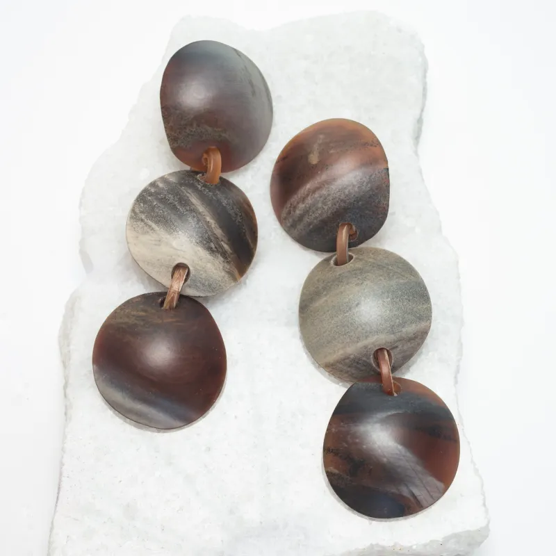 Terra Drop Statement Earrings made by Starfish Project