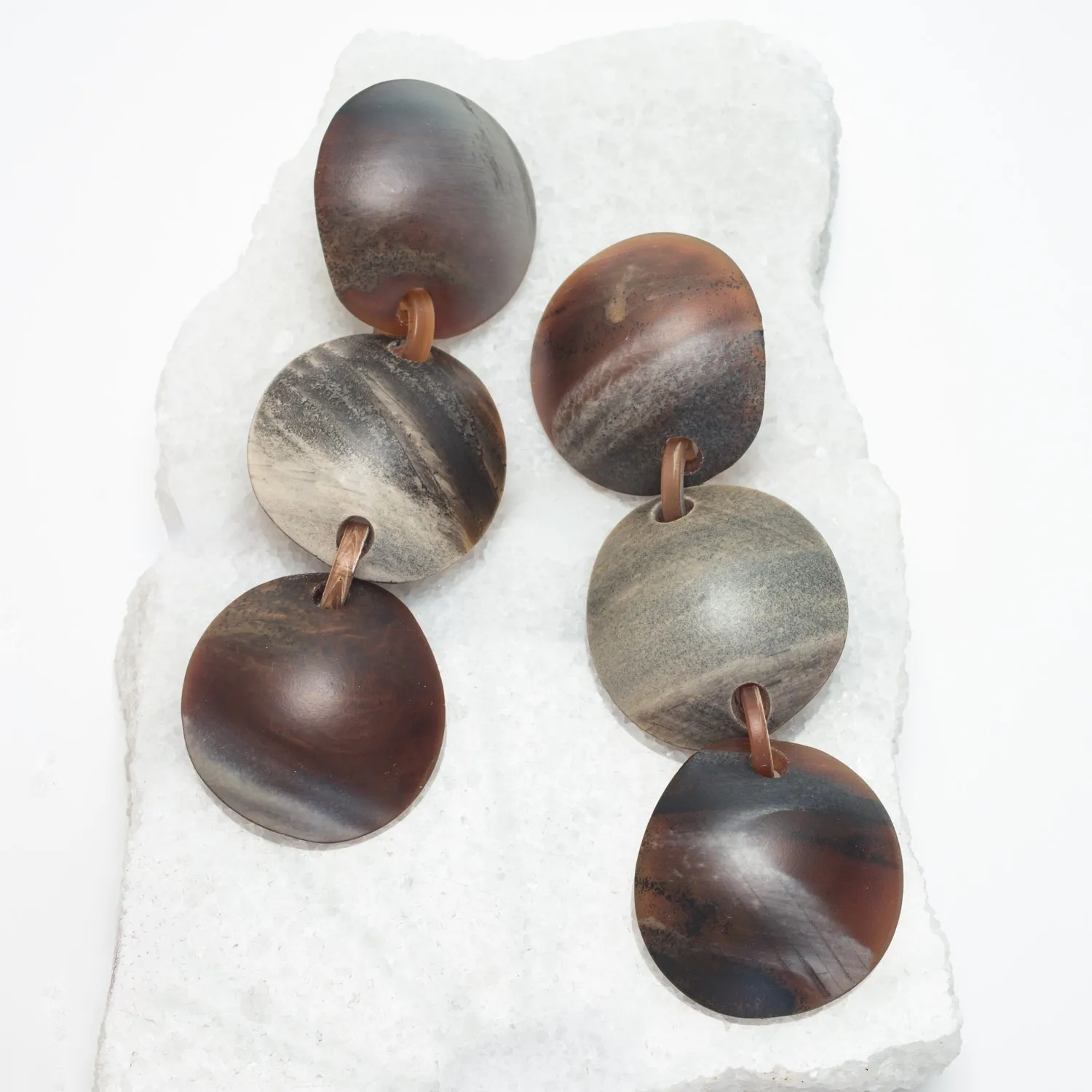 Terra Drop Statement Earrings sold by Ocelot Market