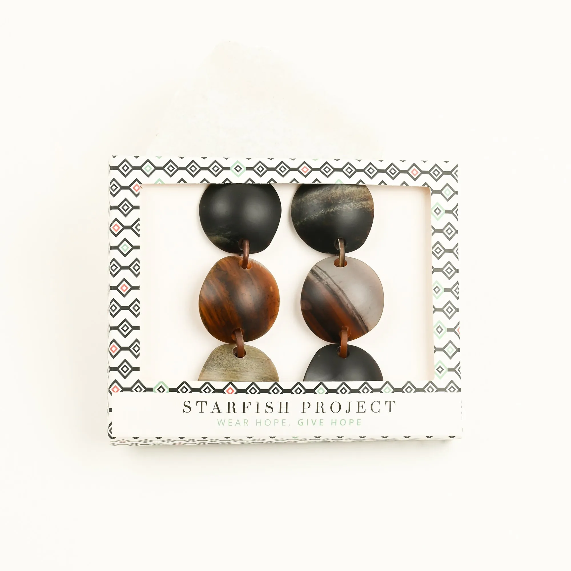 Terra Drop Statement Earrings sold by Ocelot Market product image thumbnail 3