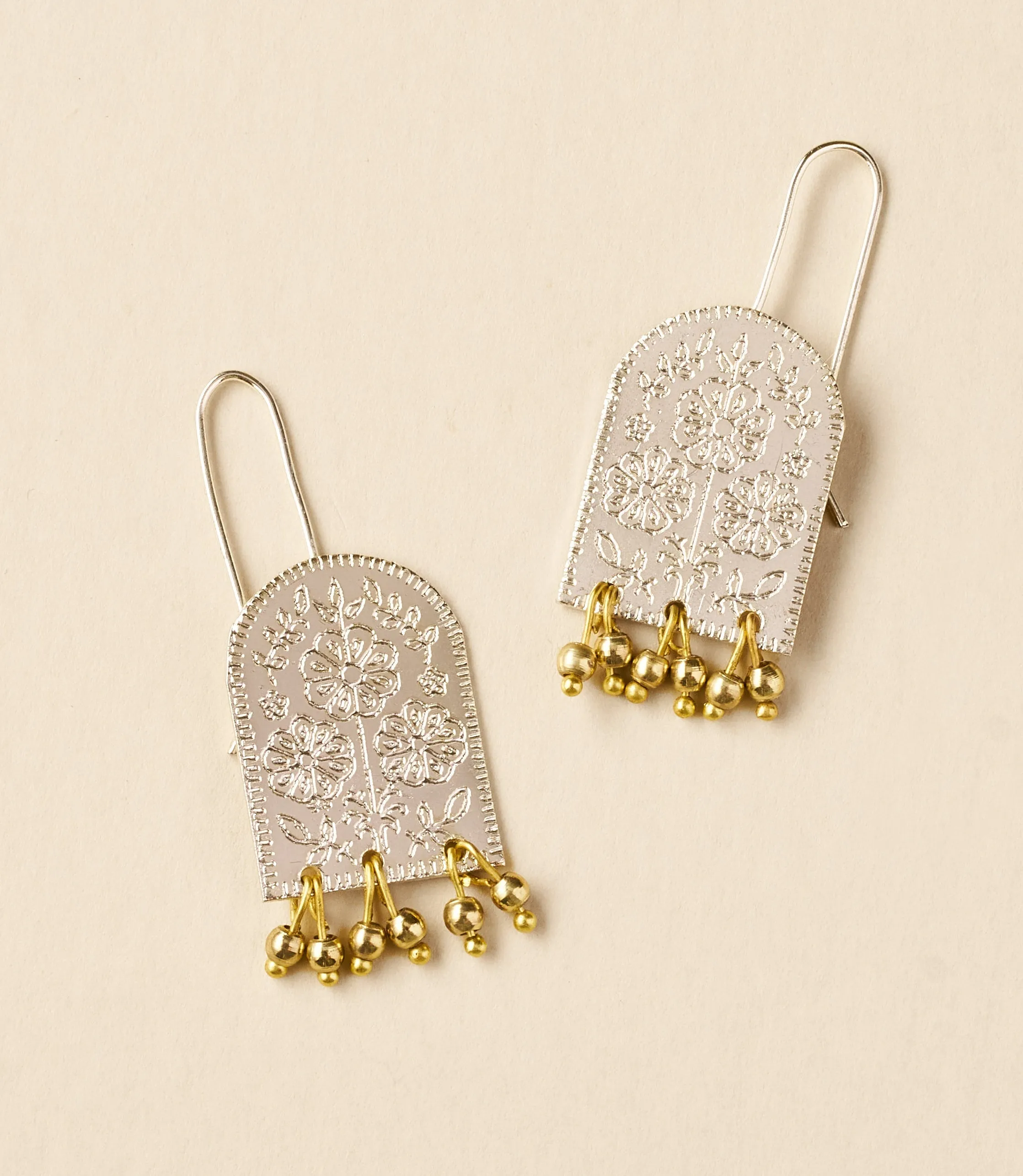 Haveli Etched Statement Earring sold by Ocelot Market