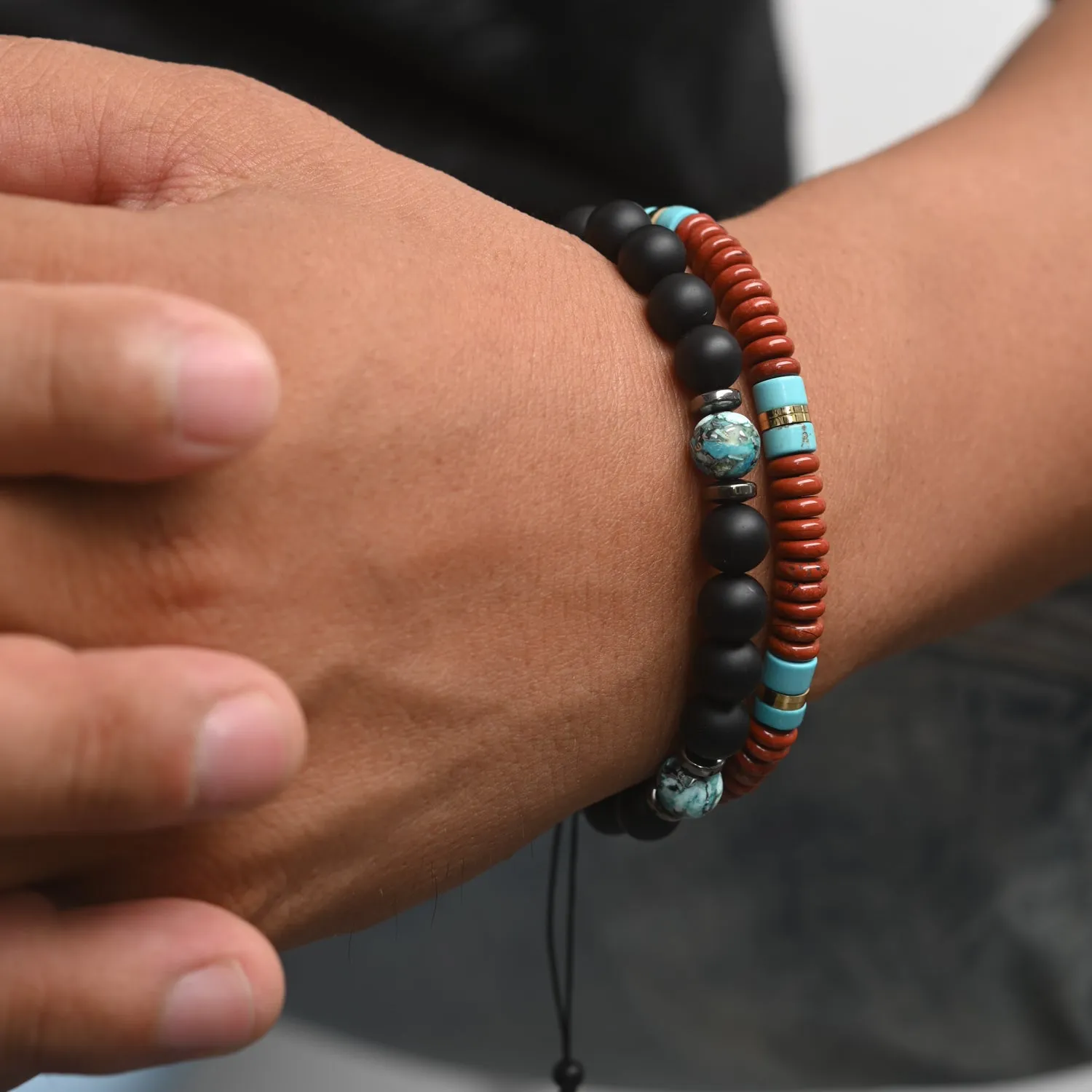 Wear Blue Men's Emperor Stone Bracelet sold by Ocelot Market product image thumbnail 2