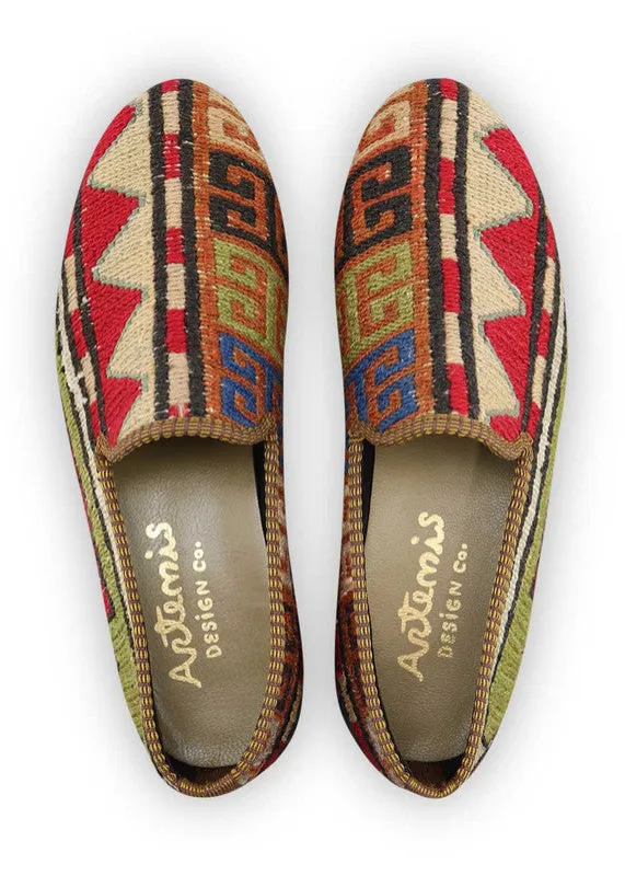 Men's Sumak Kilim Loafers - Size 12.5 made by Ocelot Market