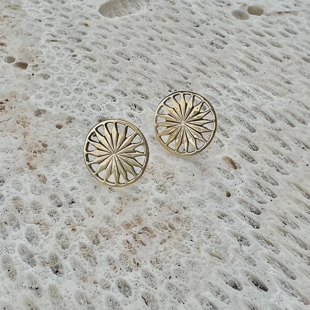 Cambodian Sunshine Stud Earrings sold by Ocelot Market product image thumbnail 2