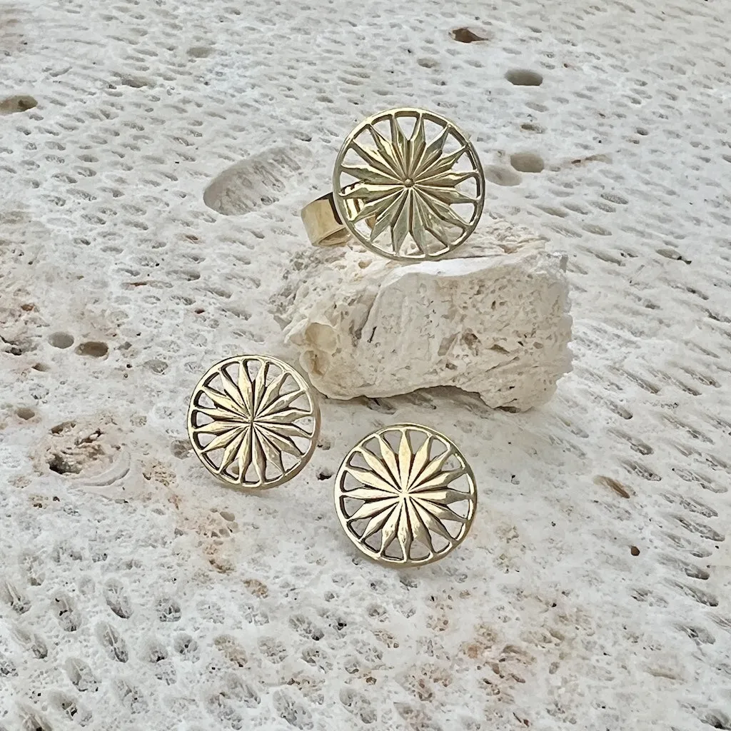 Cambodian Sunshine Stud Earrings sold by Ocelot Market product image thumbnail 3