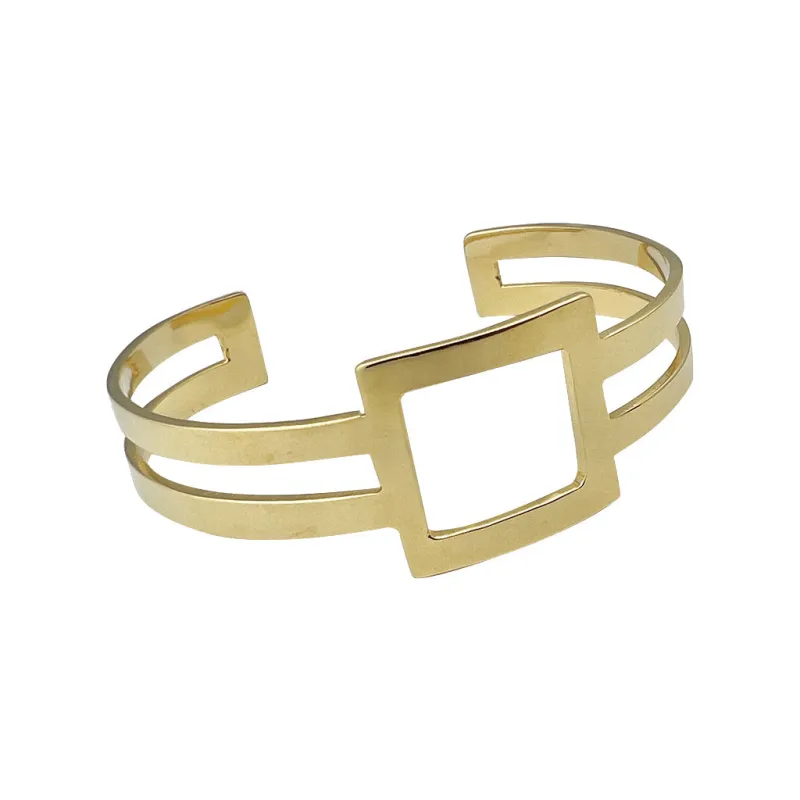 Geo Stripe Bombshell Cuff made by Ocelot Market