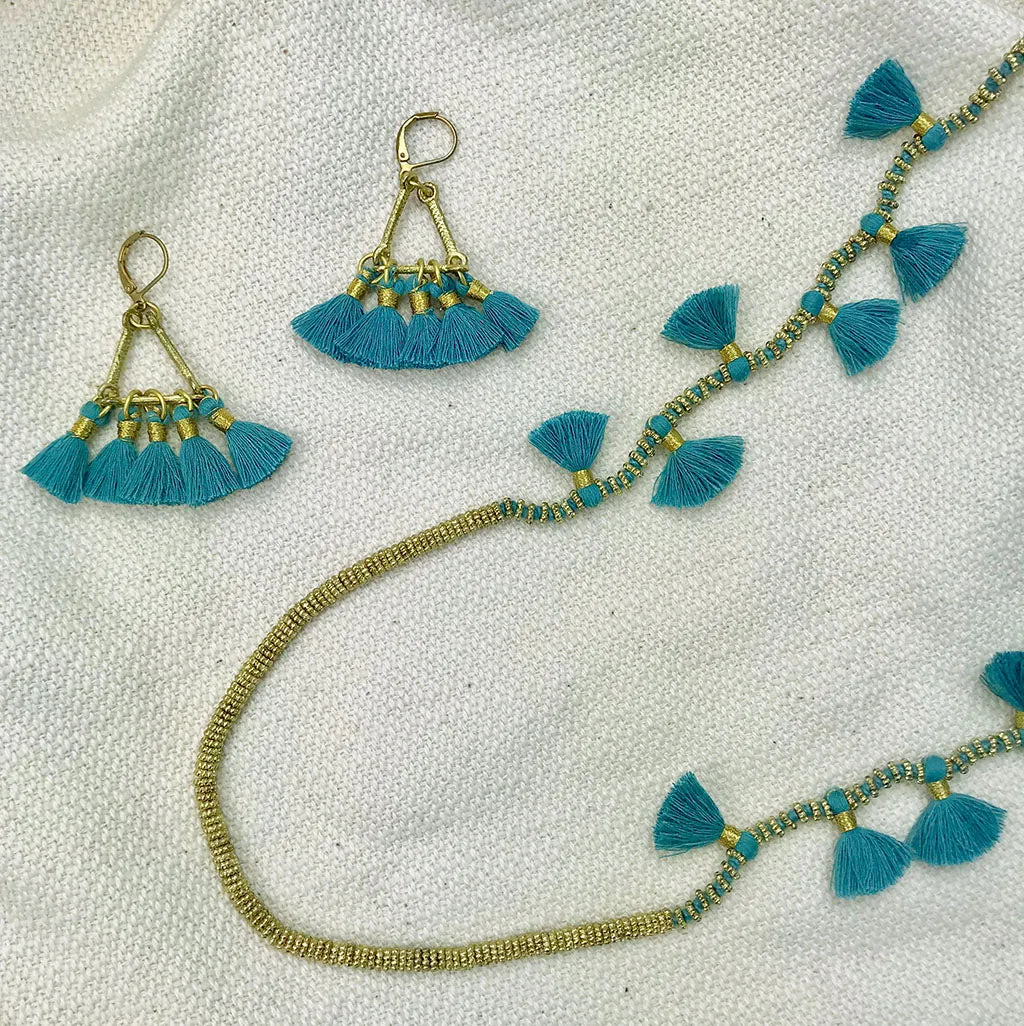 Lola Fan Earrings sold by Ocelot Market product image thumbnail 5