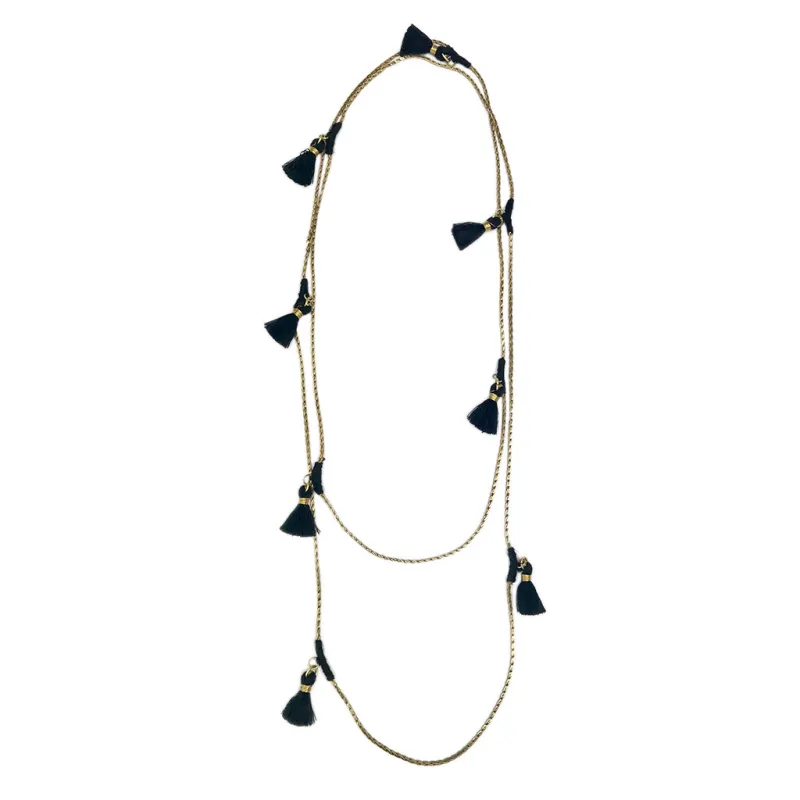 Ananya Tassel Necklace made by Ocelot Market