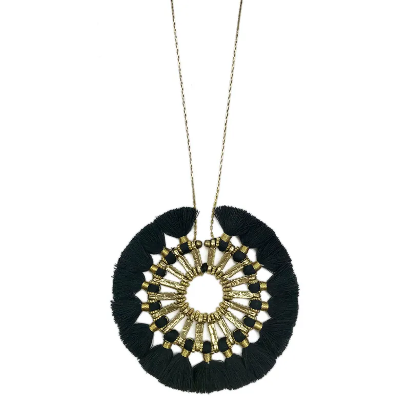 Tassel Halo Necklace made by Ocelot Market