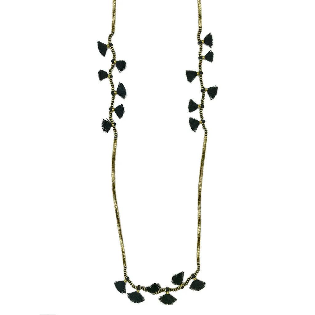 Krisha Tassel Necklace sold by Ocelot Market