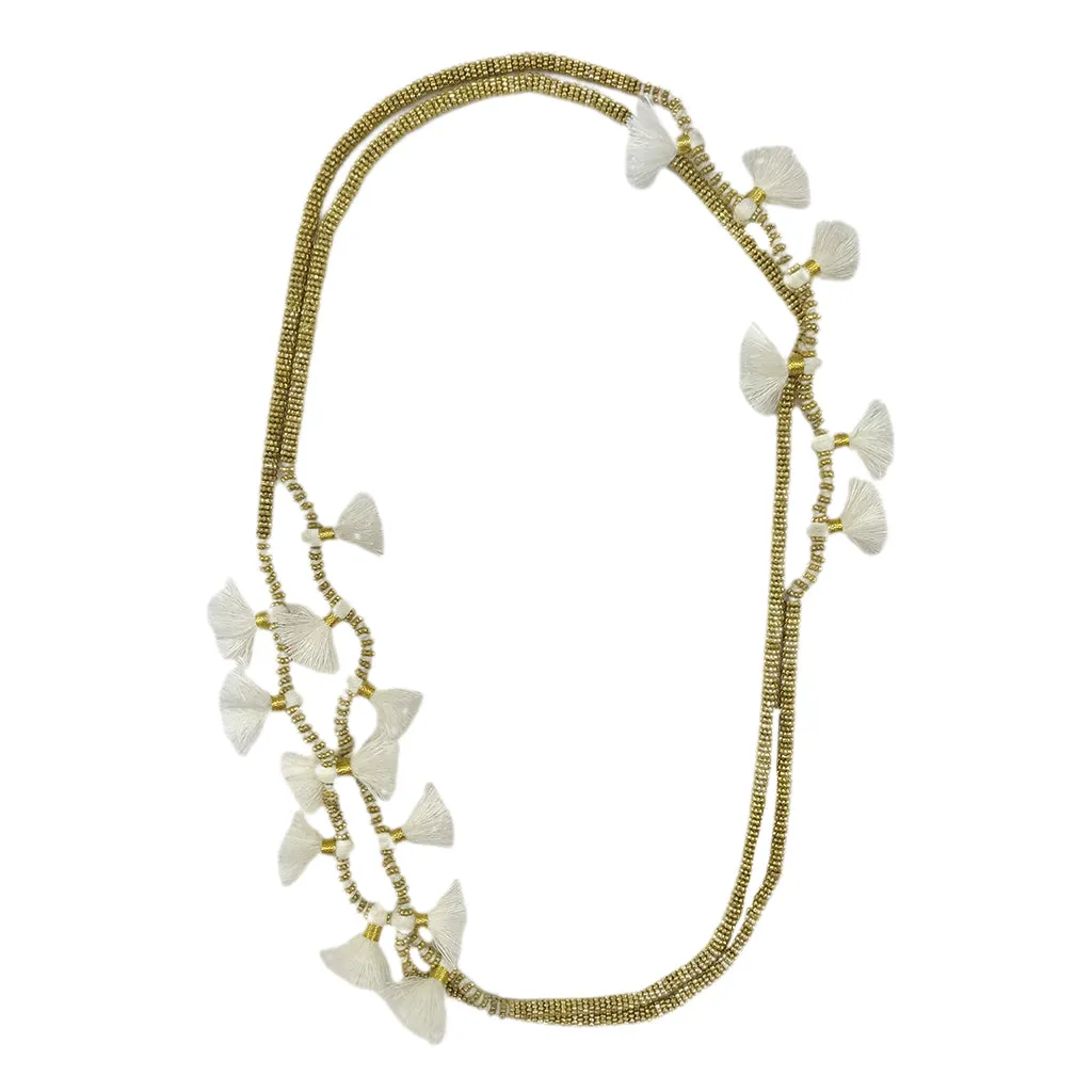 Krisha Tassel Necklace sold by Ocelot Market product image thumbnail 2