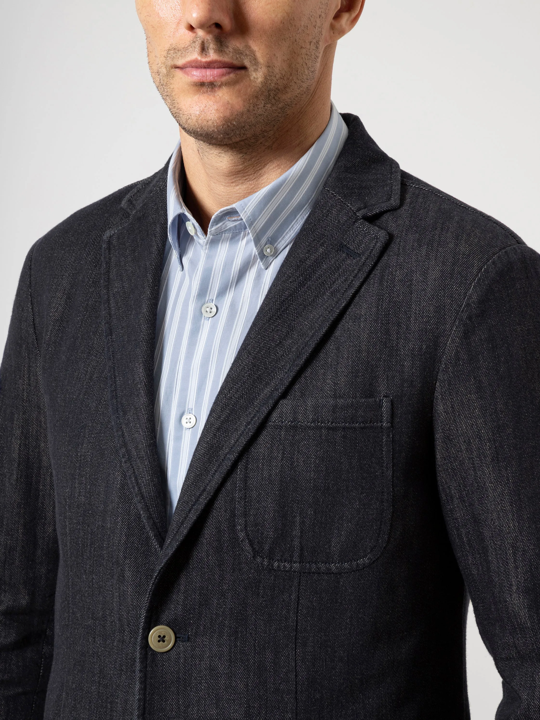 Perry Denim Blazer sold by O.N.S product image thumbnail 4