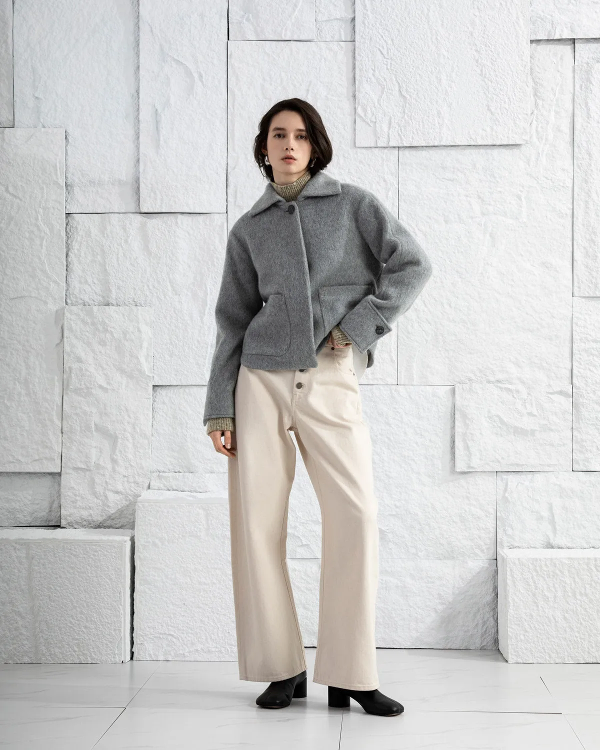 Hairy Wool Jacket sold by O.N.S product image thumbnail 3