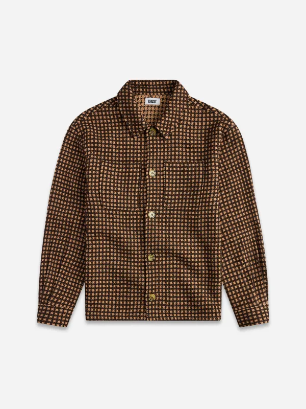 Wool Check Overshirt sold by O.N.S